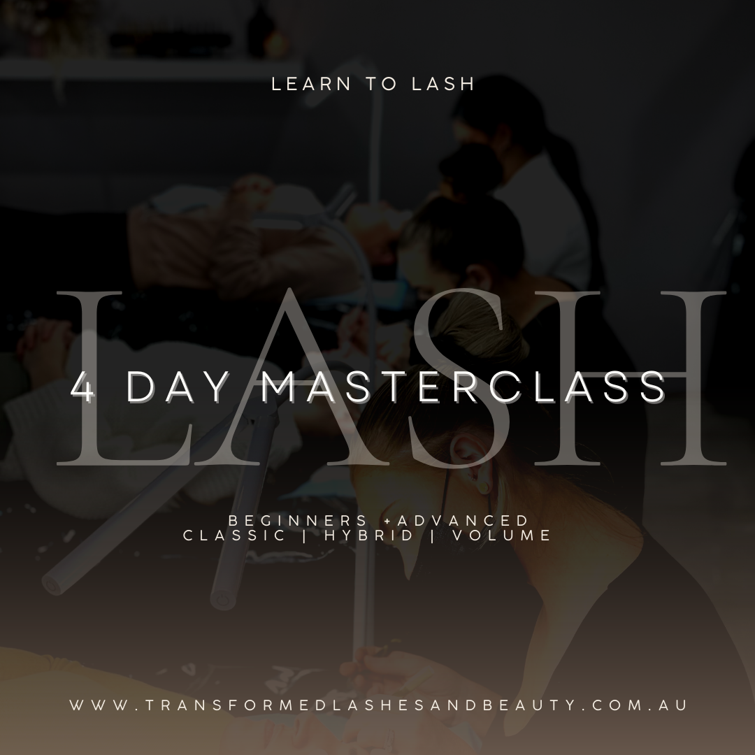 Transformed Lashes Academy Lashes 4 day masterclasd