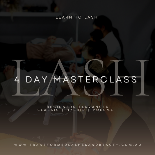 Transformed Lashes Academy Lashes 4 day masterclasd